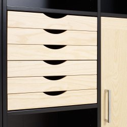 Lger, skuffer, bakker