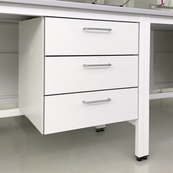 Skuffesektion til ophng i bordstel